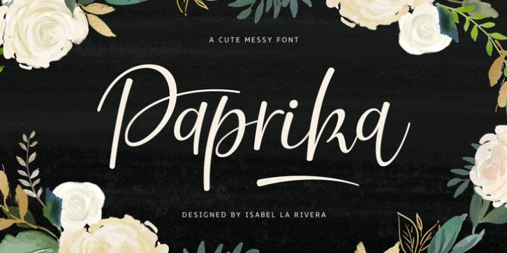 Paprika font preview