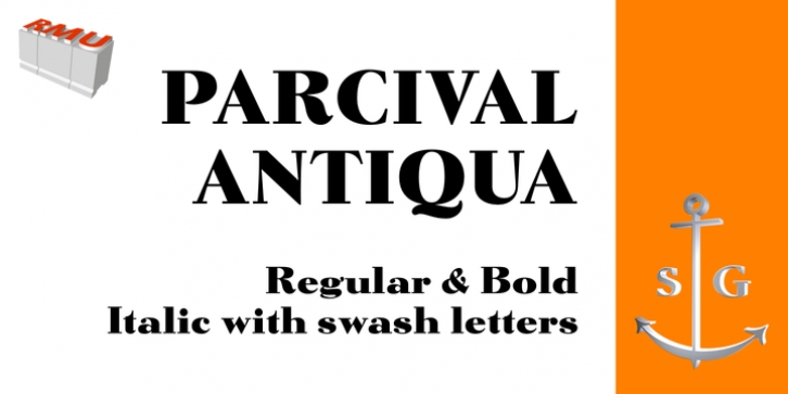 Parcival Antiqua font preview