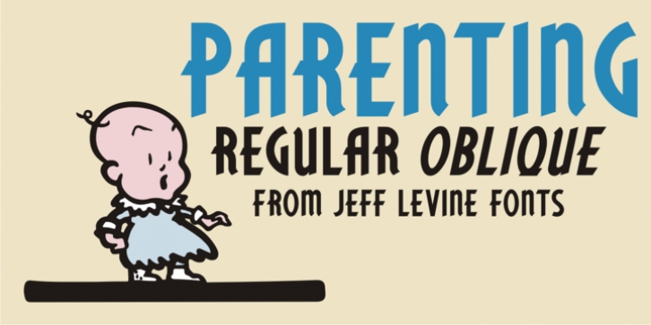 Parenting JNL font preview