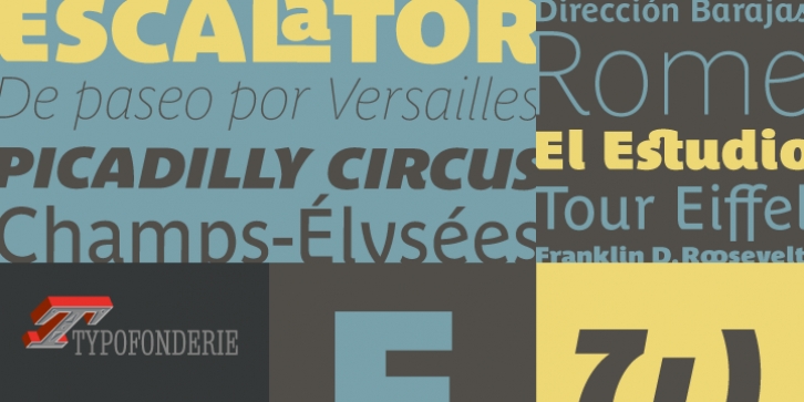 Parisine Plus Std font preview