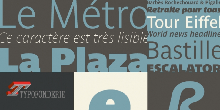 Parisine Std font preview