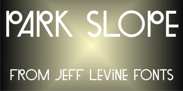 Park Slope JNL font preview