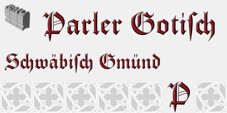 Parler Gotisch font preview