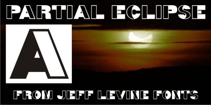 Partial Eclipse JNL font preview