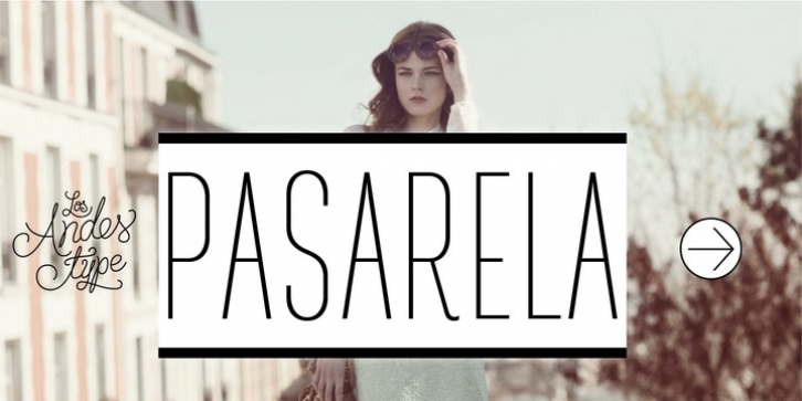 Pasarela font preview