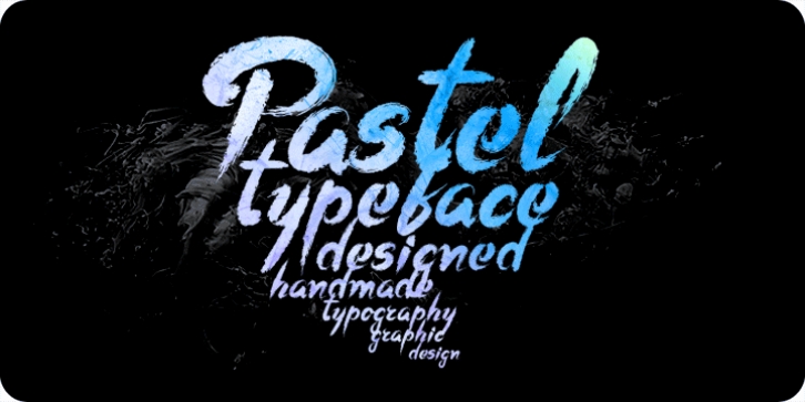 Pastel font preview