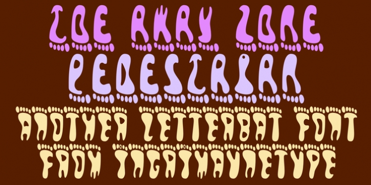 Pedestrian font preview