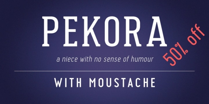 Pekora font preview