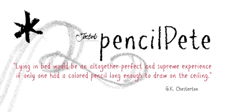 pencilPete font preview