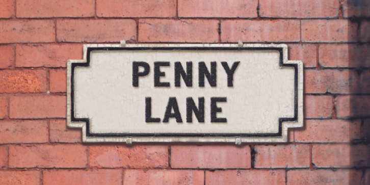 Penny Lane font preview