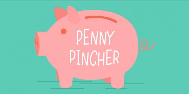 Penny Pincher font preview