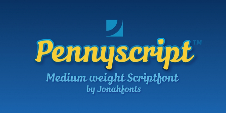 Pennyscript font preview