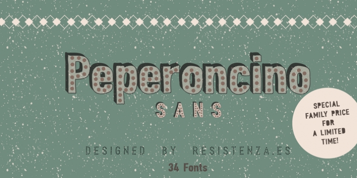 Peperoncino Sans font preview