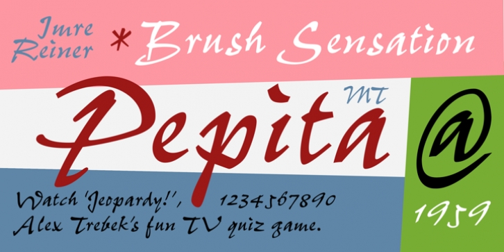 Pepita font preview