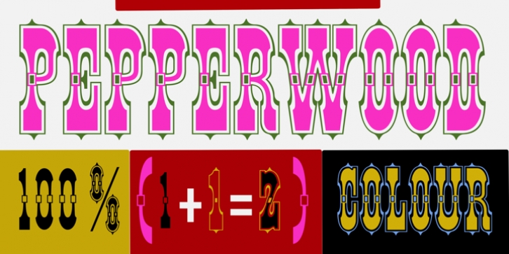 Pepperwood font preview