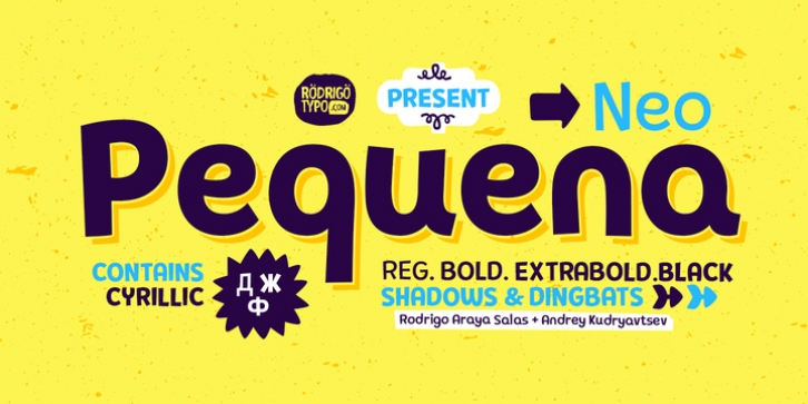 Pequena Neo font preview