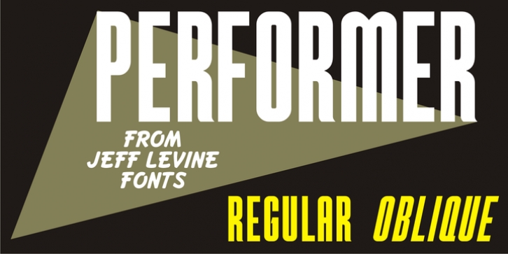 Performer JNL font preview