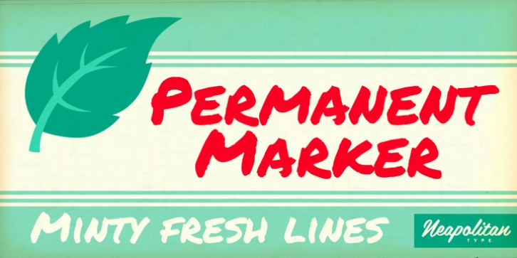 Permanent Marker Pro font preview