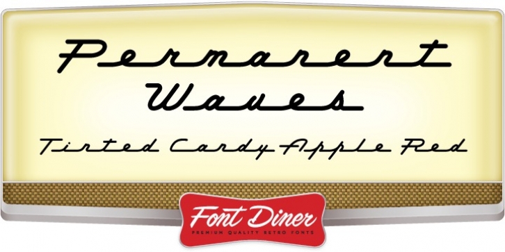 Permanent Waves font preview