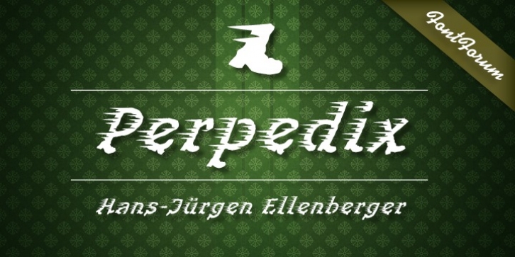 Perpedix font preview