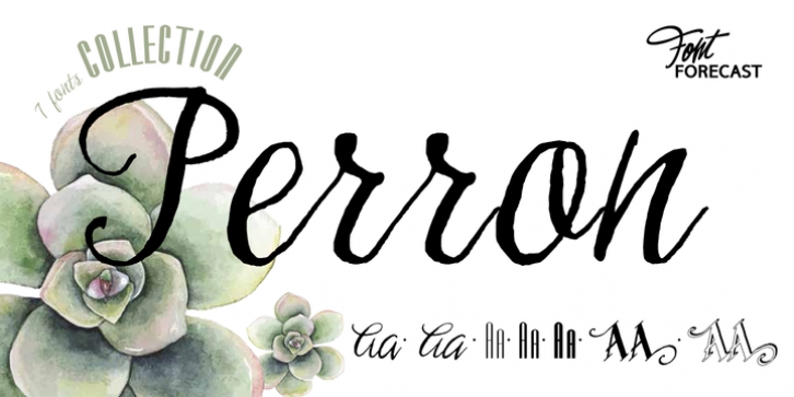 Perron font preview