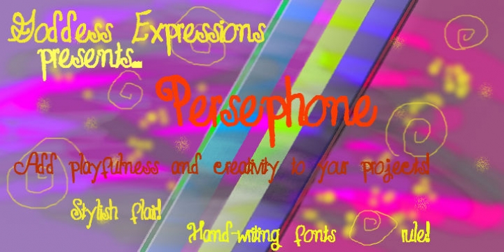 Persephone font preview