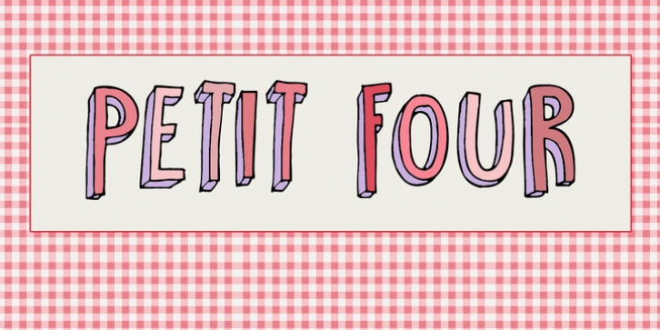 Petit Four font preview