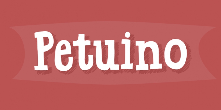 Petuino font preview