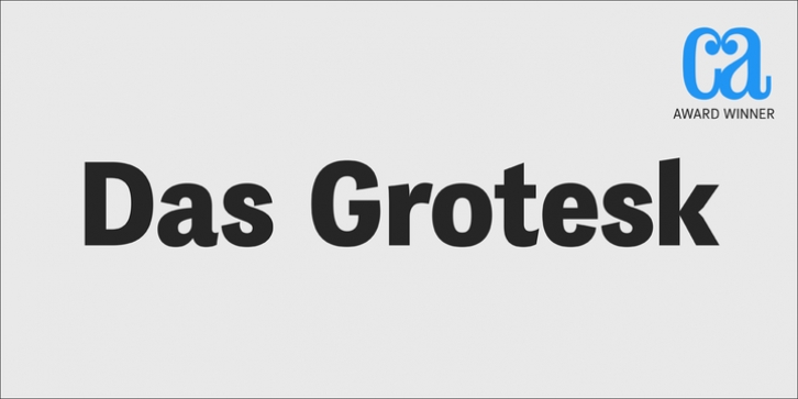 PF Das Grotesk Pro font preview