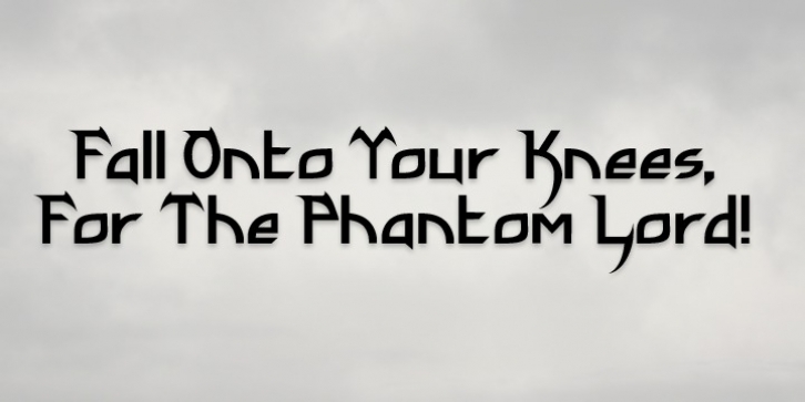 Phantom Lord font preview