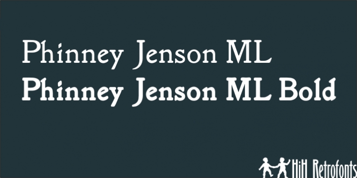 Phinney Jenson font preview