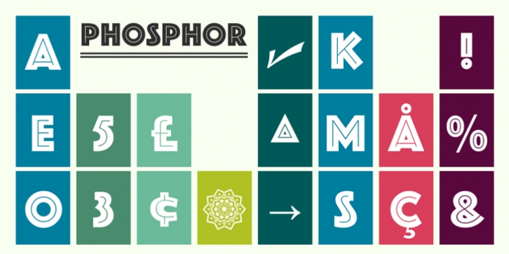Phosphor font preview