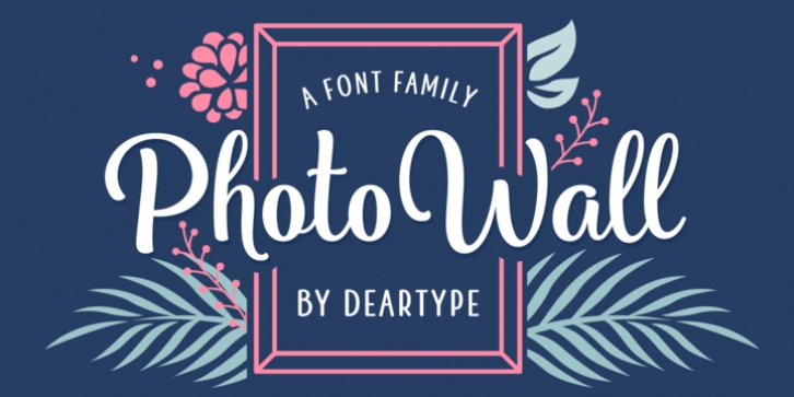 PhotoWall font preview