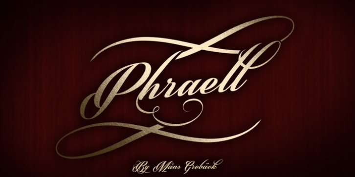 Phraell font preview