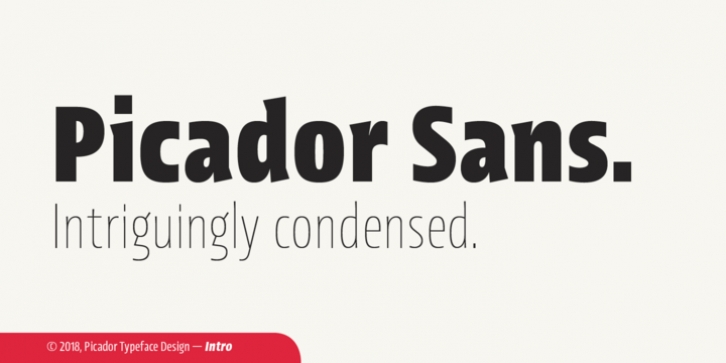 Picador Sans font preview