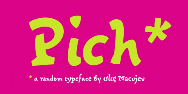 Pich font preview