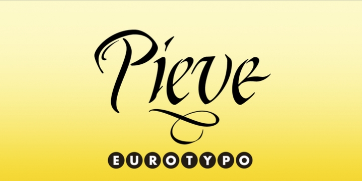 Pieve font preview