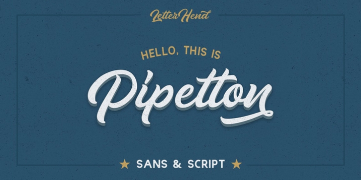 Pipetton font preview