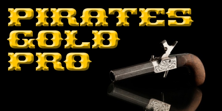 Pirates Gold Pro font preview