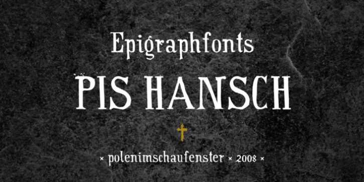 PiS Hansch font preview