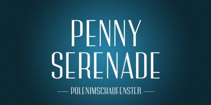 PiS Penny Serenade font preview