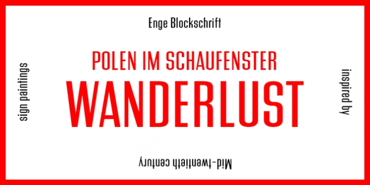 PiS Wanderlust font preview