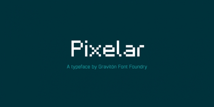 Pixelar font preview