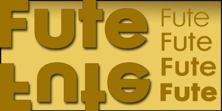 PL Fute font preview