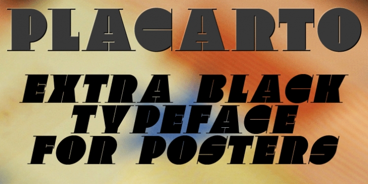 Placarto 4F font preview