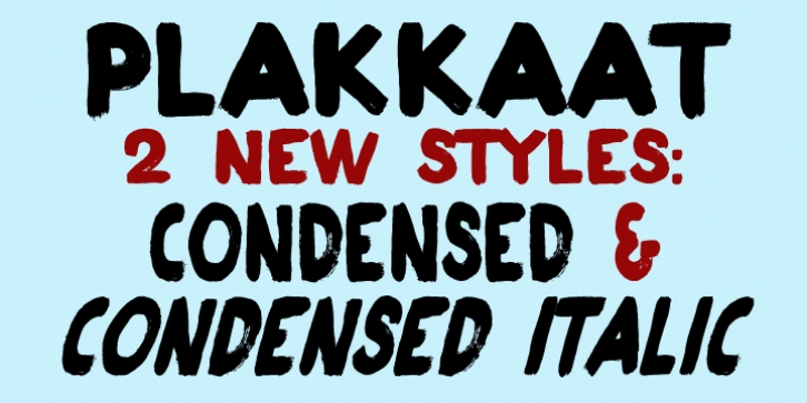 Plakkaat font preview