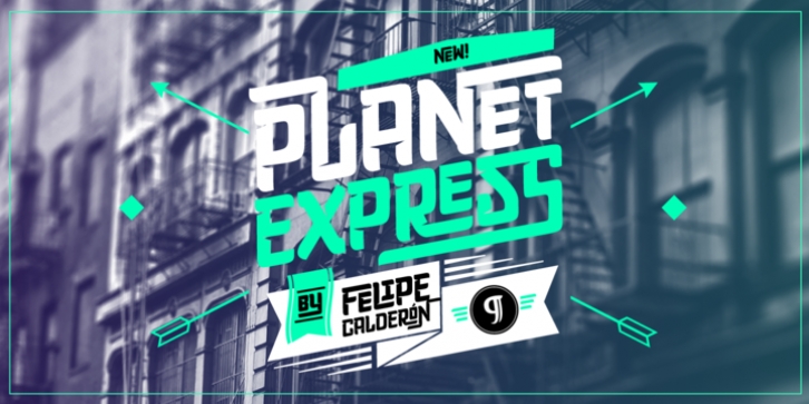 Planet Express font preview