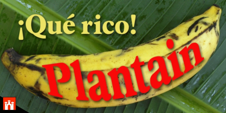 Plantain  font preview