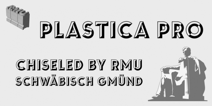 Plastica Pro font preview