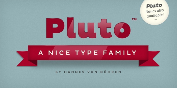 Pluto font preview